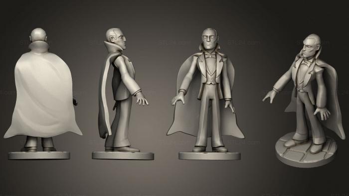 Figurines simple (Dracula, STKPR_1706) 3D models for cnc
